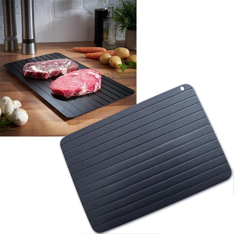 1pc Fast Defrost Tray Fast Thaw Frozen Meat Fish Sea Food Quick Defrosting Plate Board Tray Kitchen Gadget Tool Dropshipping