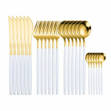 Load image into Gallery viewer, Gold Cutlery 24 Pcs Golden Cutlery
